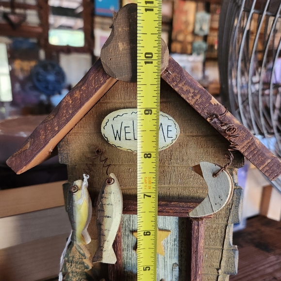 The Outdoorsman Rustic Cabin Decor Moose Fish Welcome - Picture 6 of 8